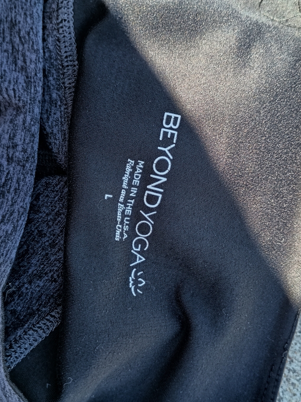 Beyond Yoga Black Performance Active Top